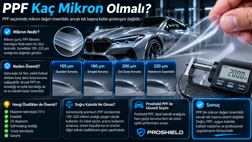 PPF Kaç Mikron Olmalı?